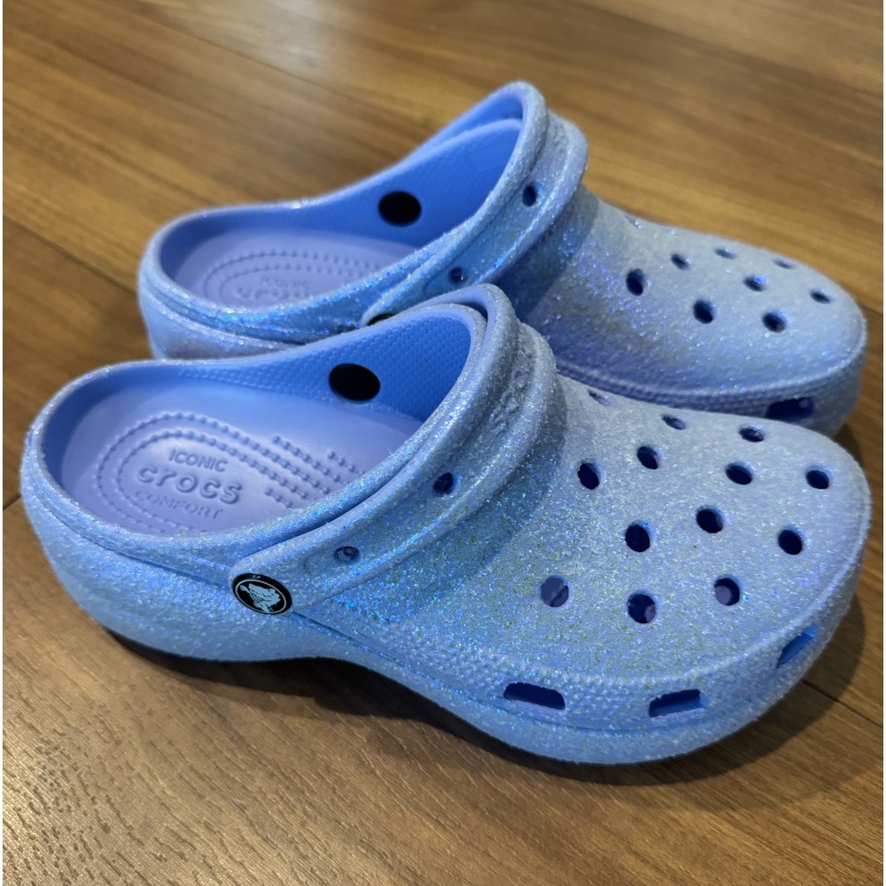 Crocs Women's Classic Platform Glitter Clog